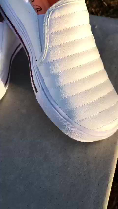 Sapatênis Feminino Slip On Casual Com Zíper Confortável