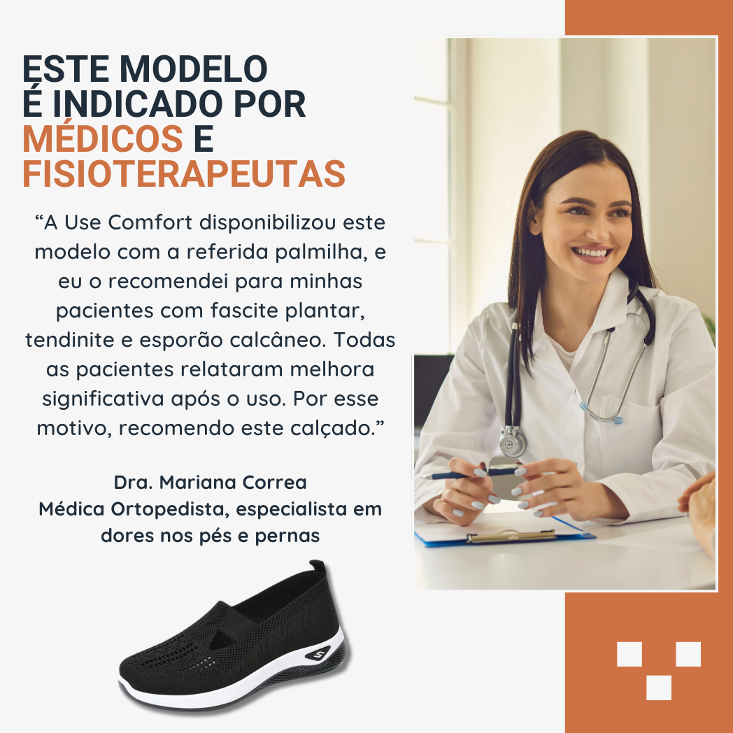 Ultra Comfort Ortopédico Calce Fácil + Palmilha grátis