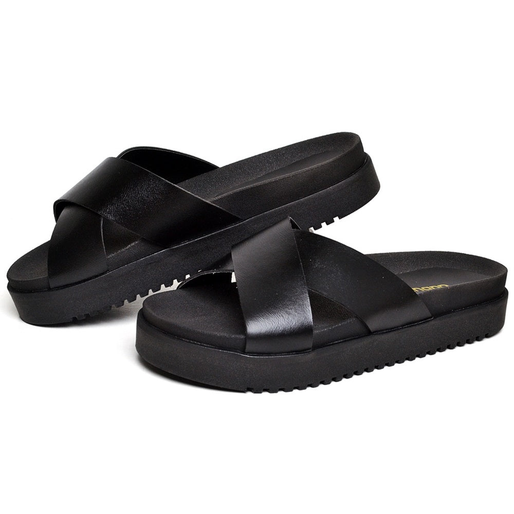 Sandalia Slide Dubuy Feminina Papete Tiras