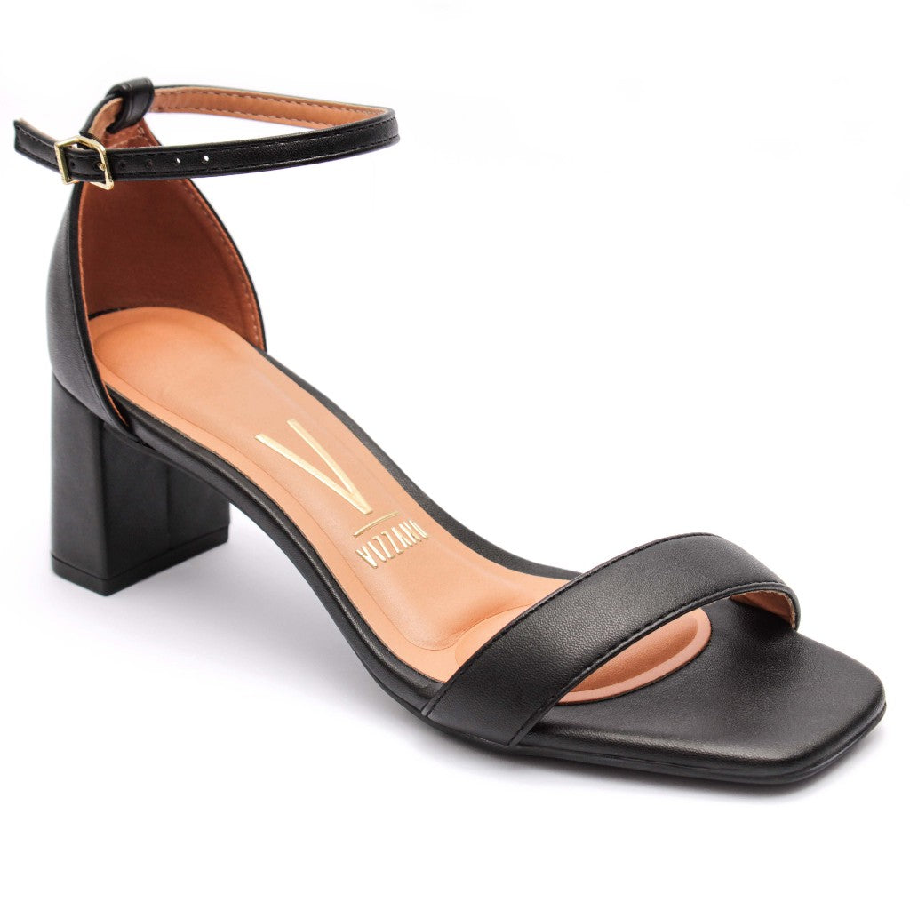 Sandália Vizzano Salto Bloco Médio Confortável