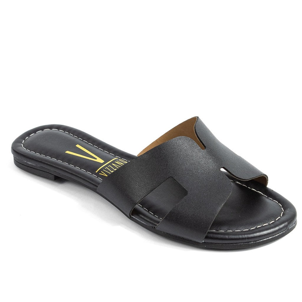 Sandália Rasteirinha Vizzano Feminina Brilho