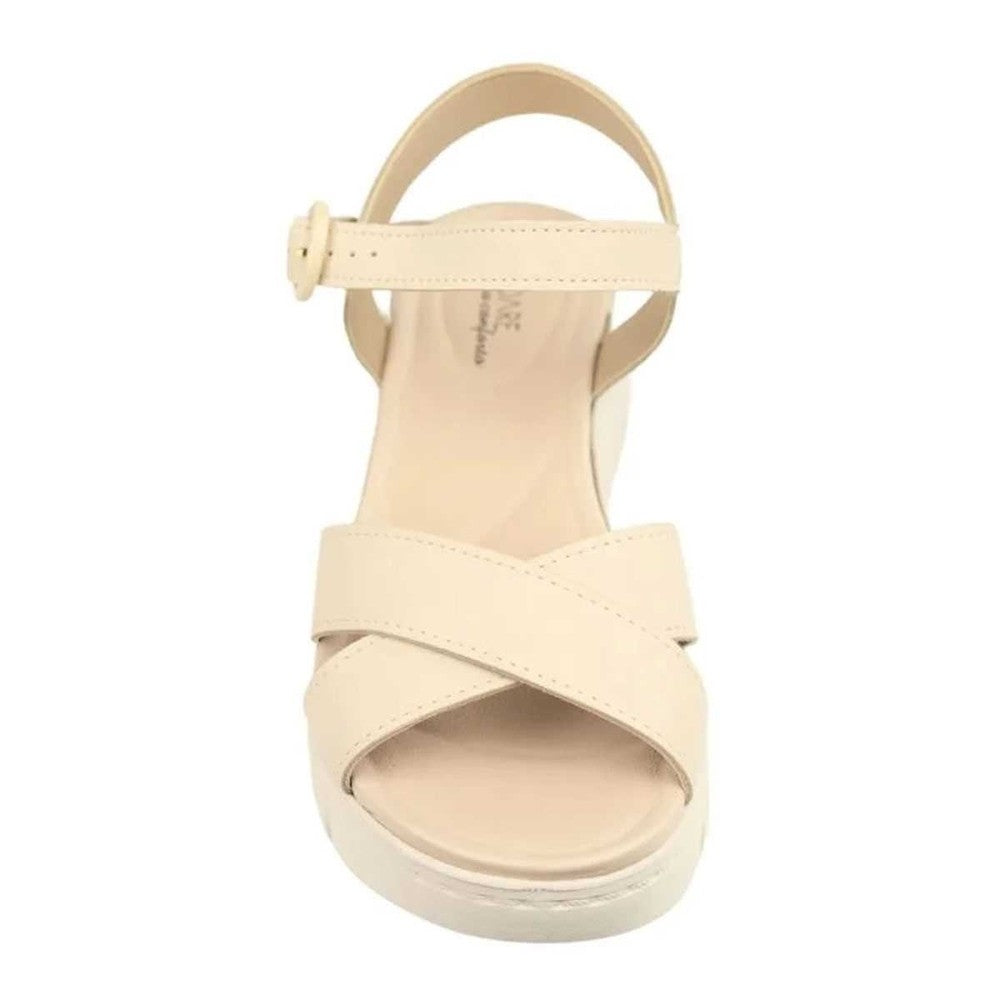 Sandália Lançamento Anabela Salto Baixo Leve