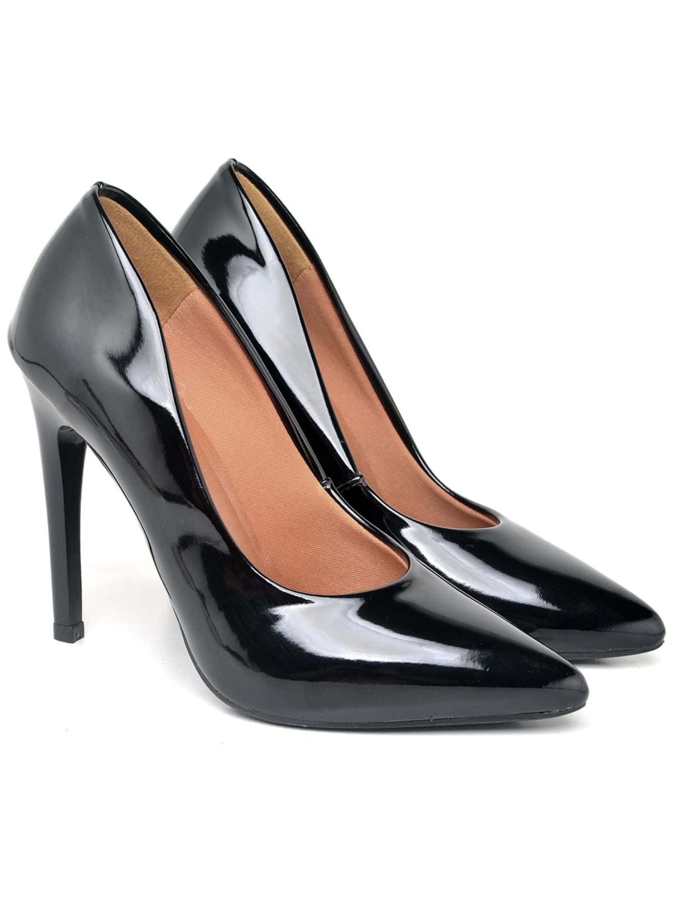 Scarpin Feminino Ellas Online Salto Alto Verniz