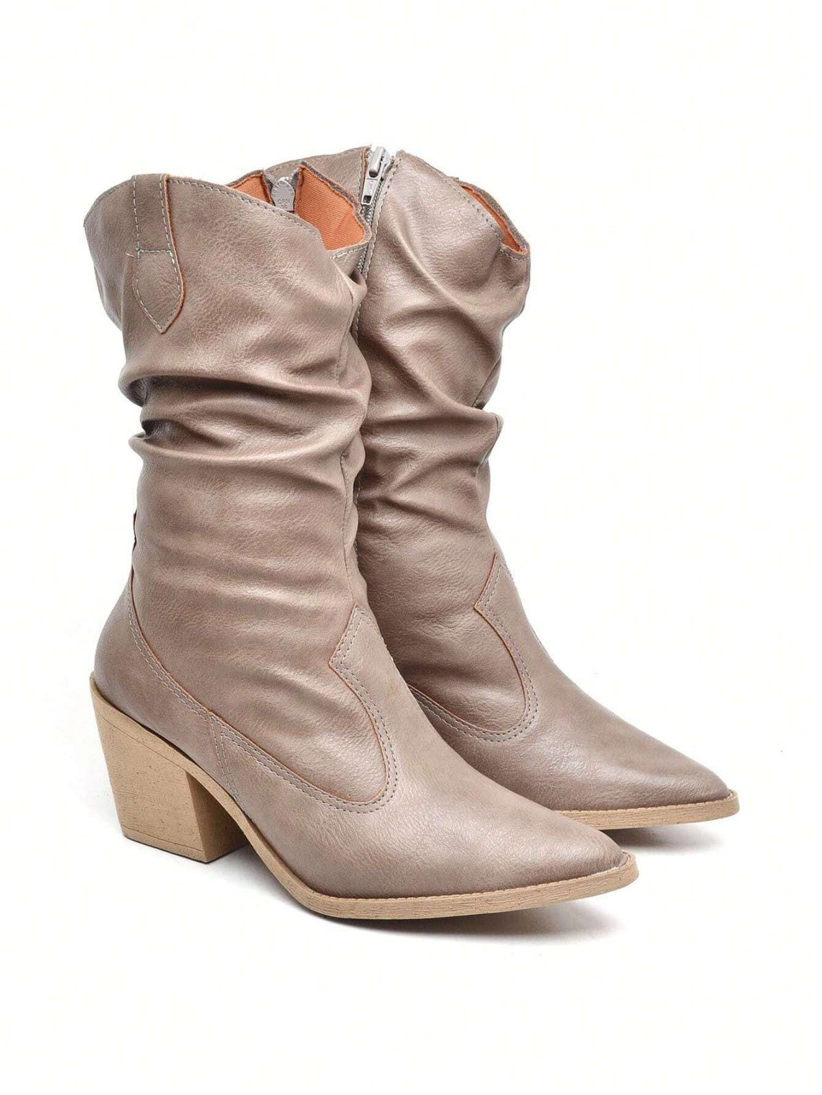 Bota Western Feminina Ellas Online Cano Médio Napa Destroyed