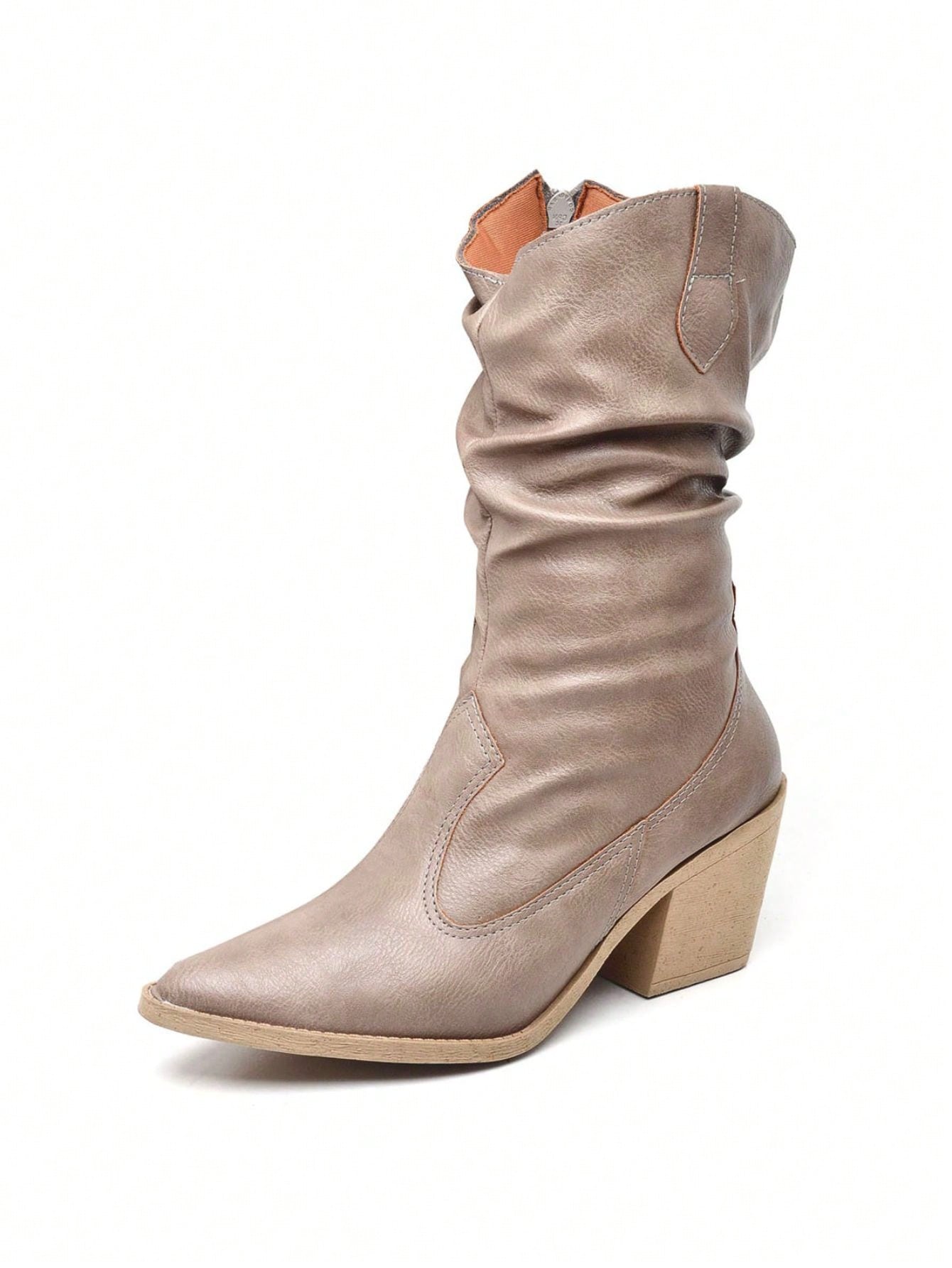 Bota Western Feminina Ellas Online Cano Médio Napa Destroyed