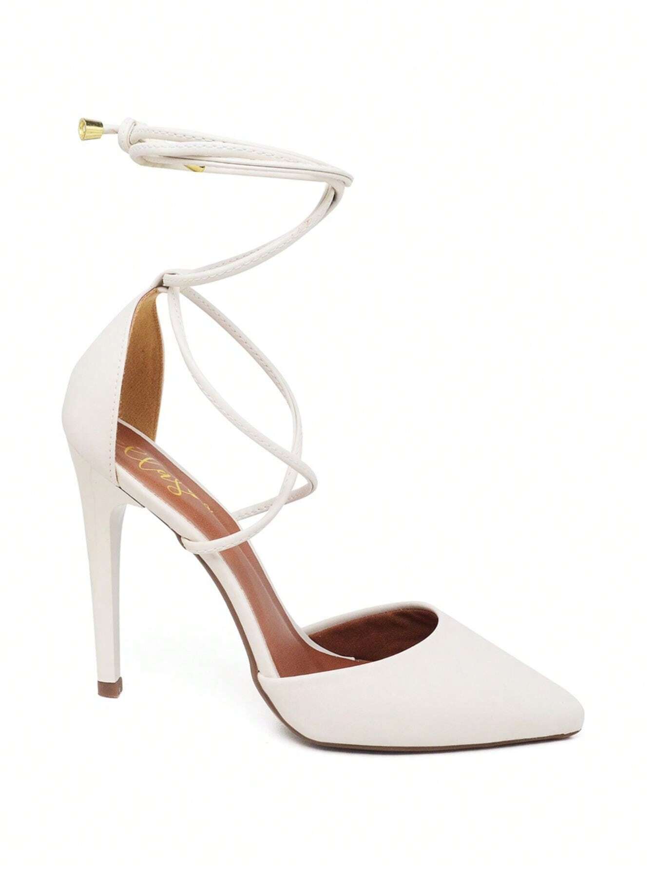 Scarpin Feminino Ellas Online Salto Alto com Amarração