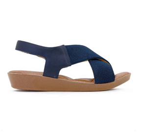 Sandália Use Comfort Plataforma Elástico Tiras Cruzadas