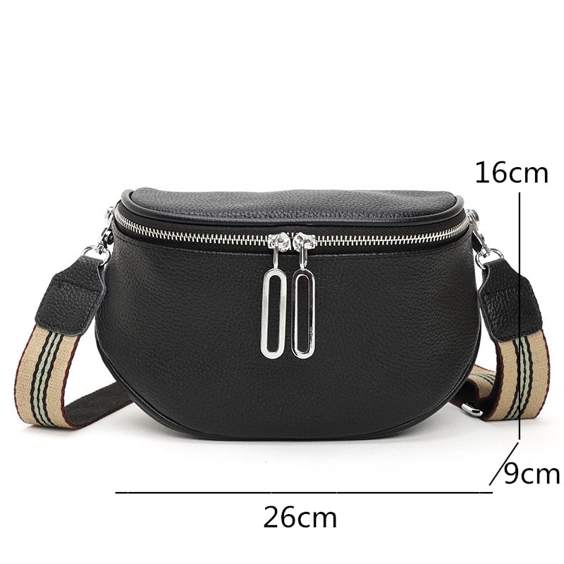 Bolsa feminina de Couro Luxuosa