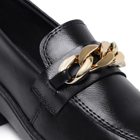 Mocassim Tratorado Oxford College Com Correntes Moda