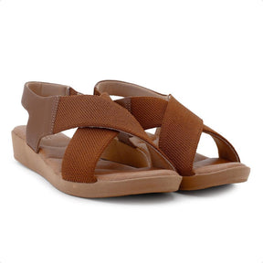 Sandália Use Comfort Plataforma Elástico Tiras Cruzadas