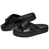 Sandalia Slide Dubuy Feminina Papete Tiras