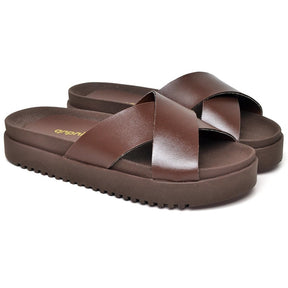 Sandalia Slide Dubuy Feminina Papete Tiras