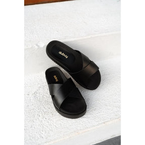 Sandalia Slide Dubuy Feminina Papete Tiras