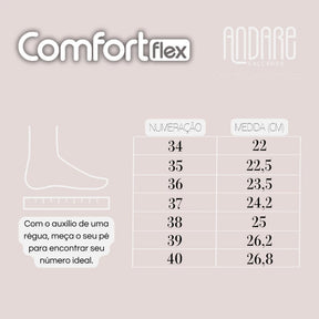 Sandalia Use Comfort Ortopedica Anabela