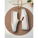 Sapatênis Feminino Slip On Casual Com Zíper Confortável