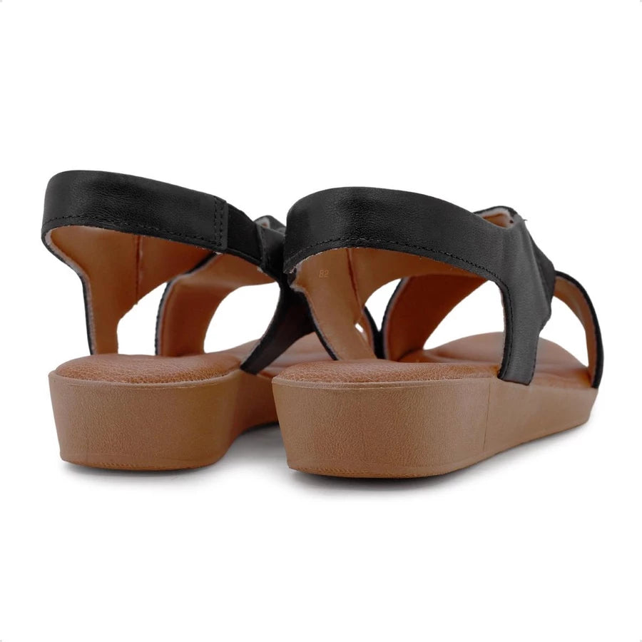 Sandália Use Comfort Plataforma Elástico Tiras Cruzadas