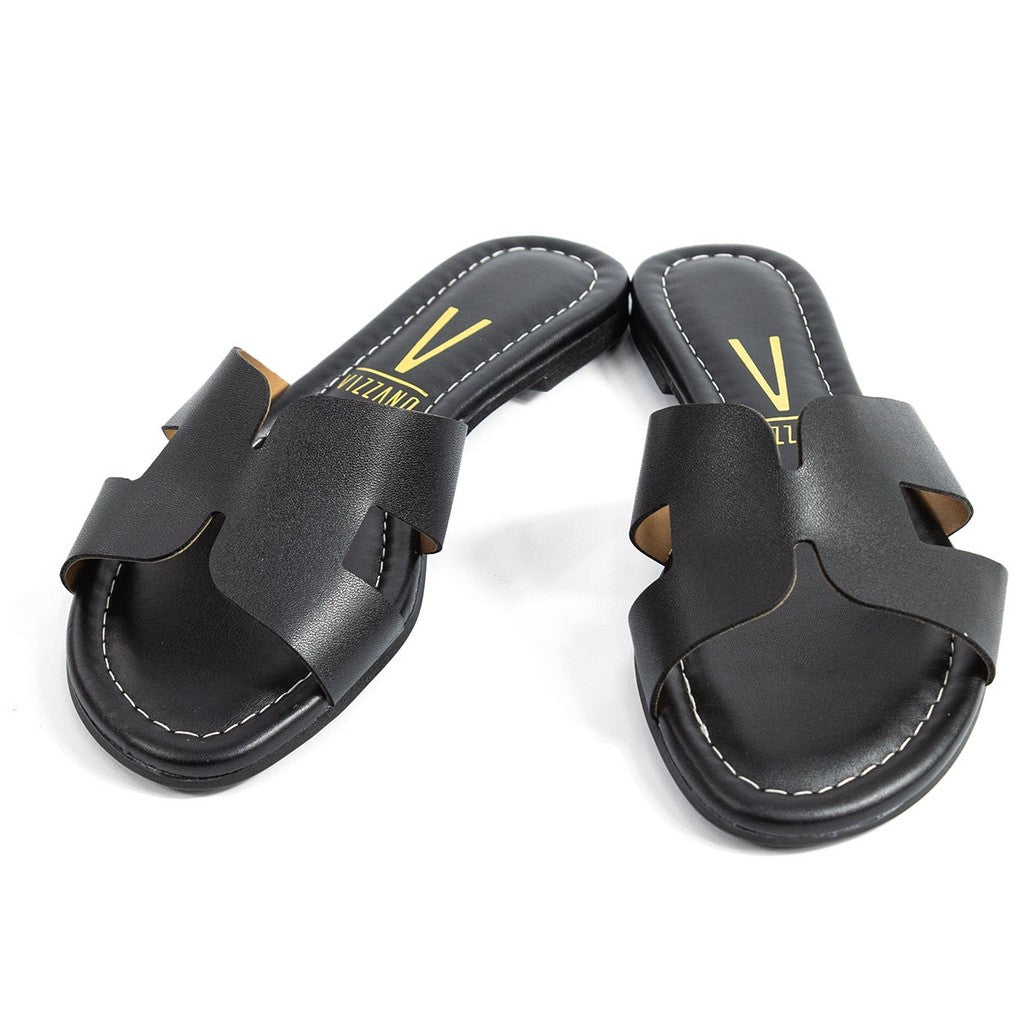 Sandália Rasteirinha Vizzano Feminina Brilho