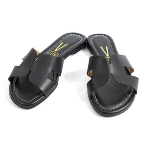 Sandália Rasteirinha Vizzano Feminina Brilho