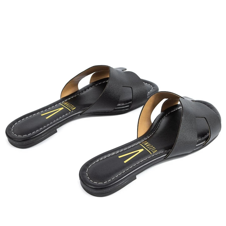 Sandália Rasteirinha Vizzano Feminina Brilho