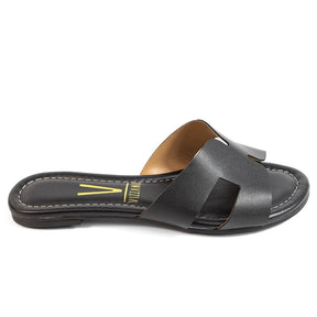 Sandália Rasteirinha Vizzano Feminina Brilho