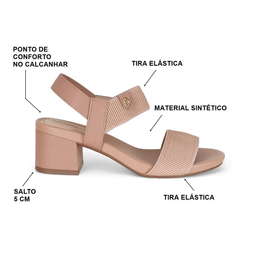 Sandália Ultra Conforto Elástico Canelado Float Nature